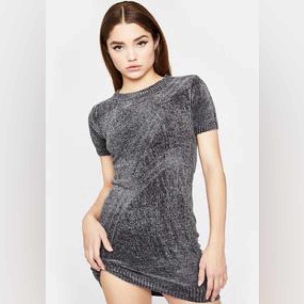 Soft Plush Sweater Mini Dress
